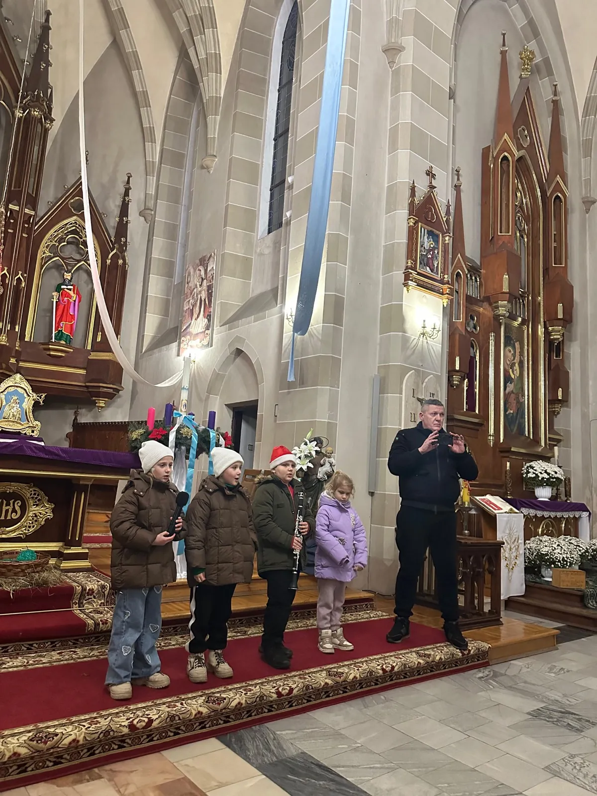 Kolędy w kościele