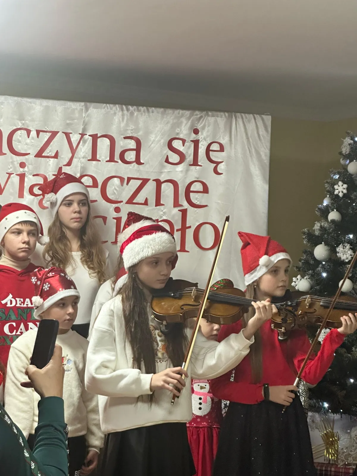Występ na skrzypcach
